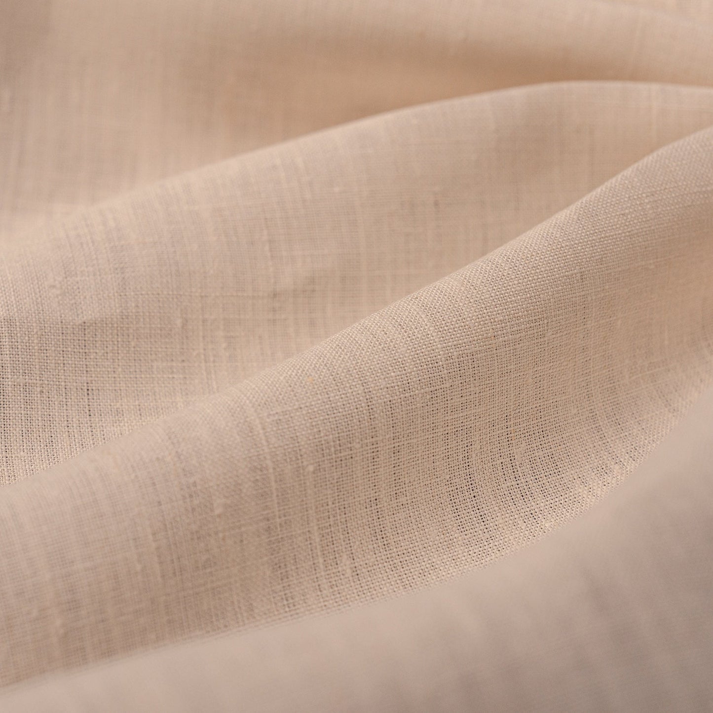 Crema Hemp/Raw Silk Fabric by the Yard — Hemp Silk Threads — view 2