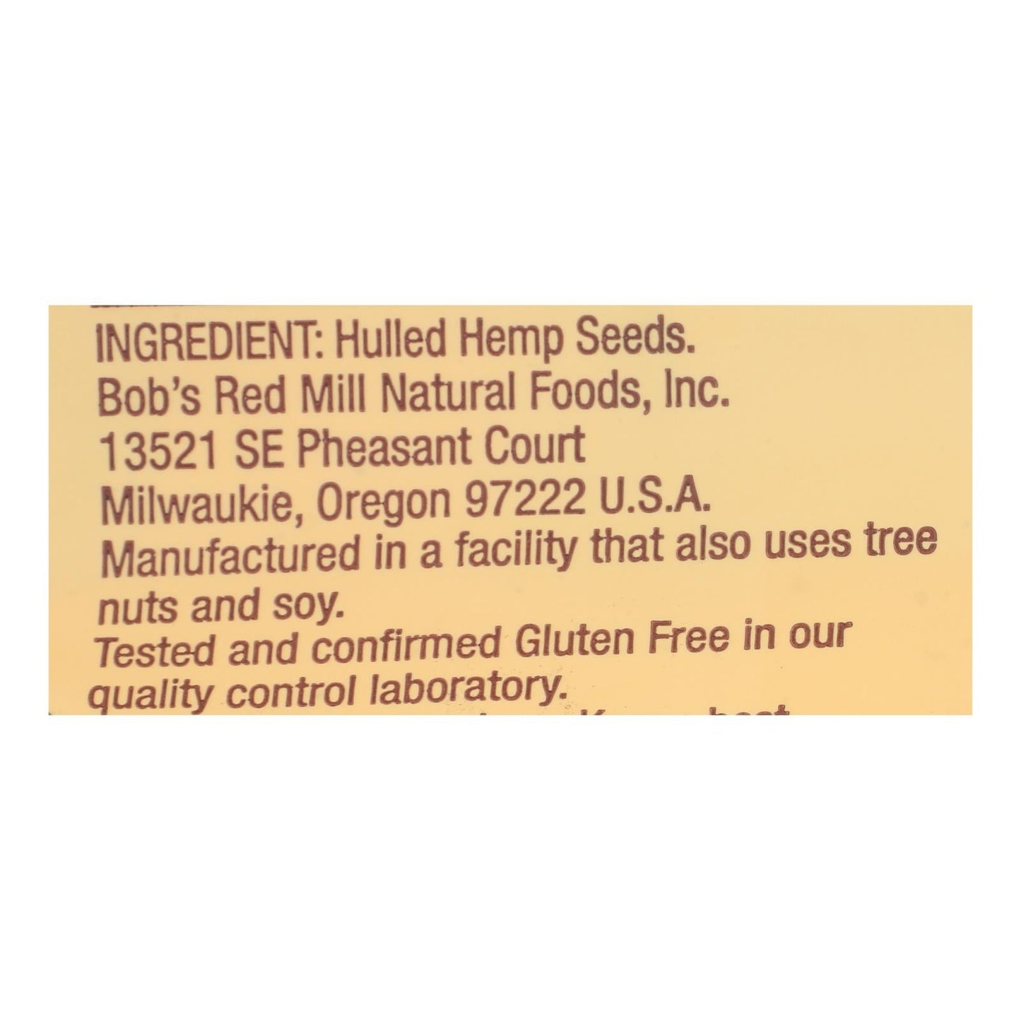 Bob's Red Mill Organic Hulled Hemp Seeds, Omega-3 Superfood (5-8 oz. Bags)