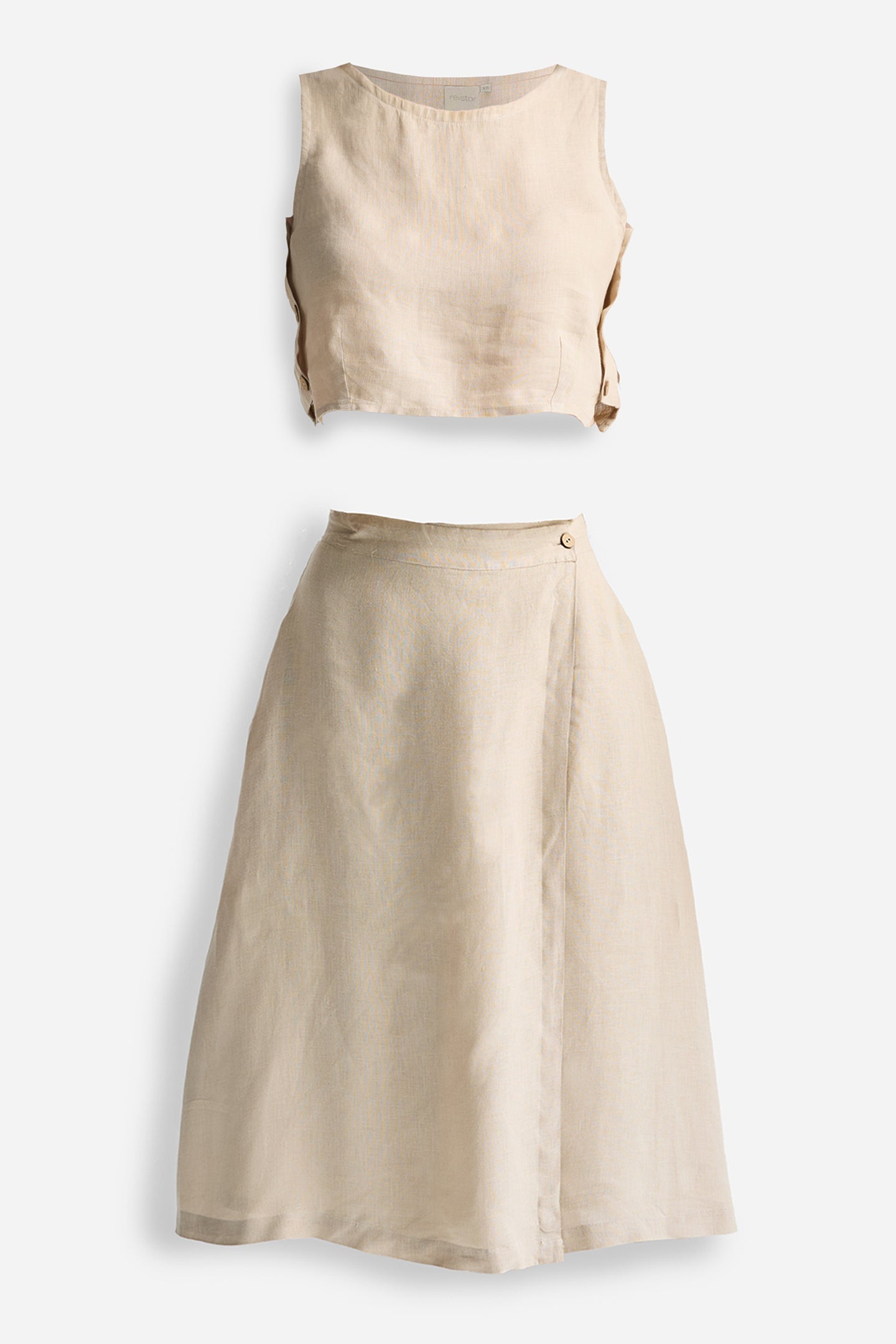 Breezy Summer Set in Neutral Beige