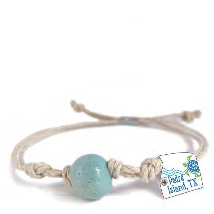 Padre Island, Texas Sand Bead Bracelet by Earth Bands — view 10