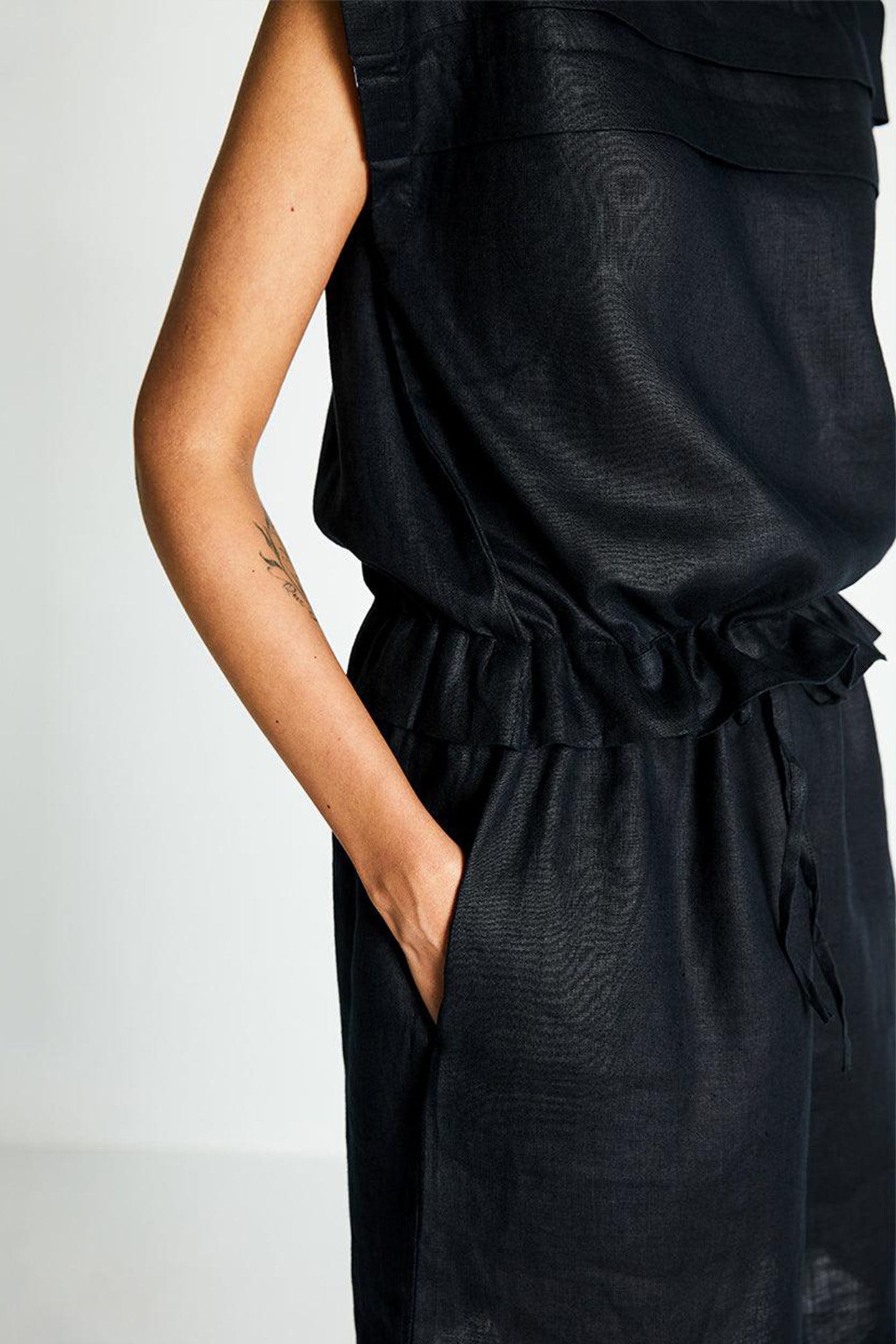 The let's do drinks dress in black