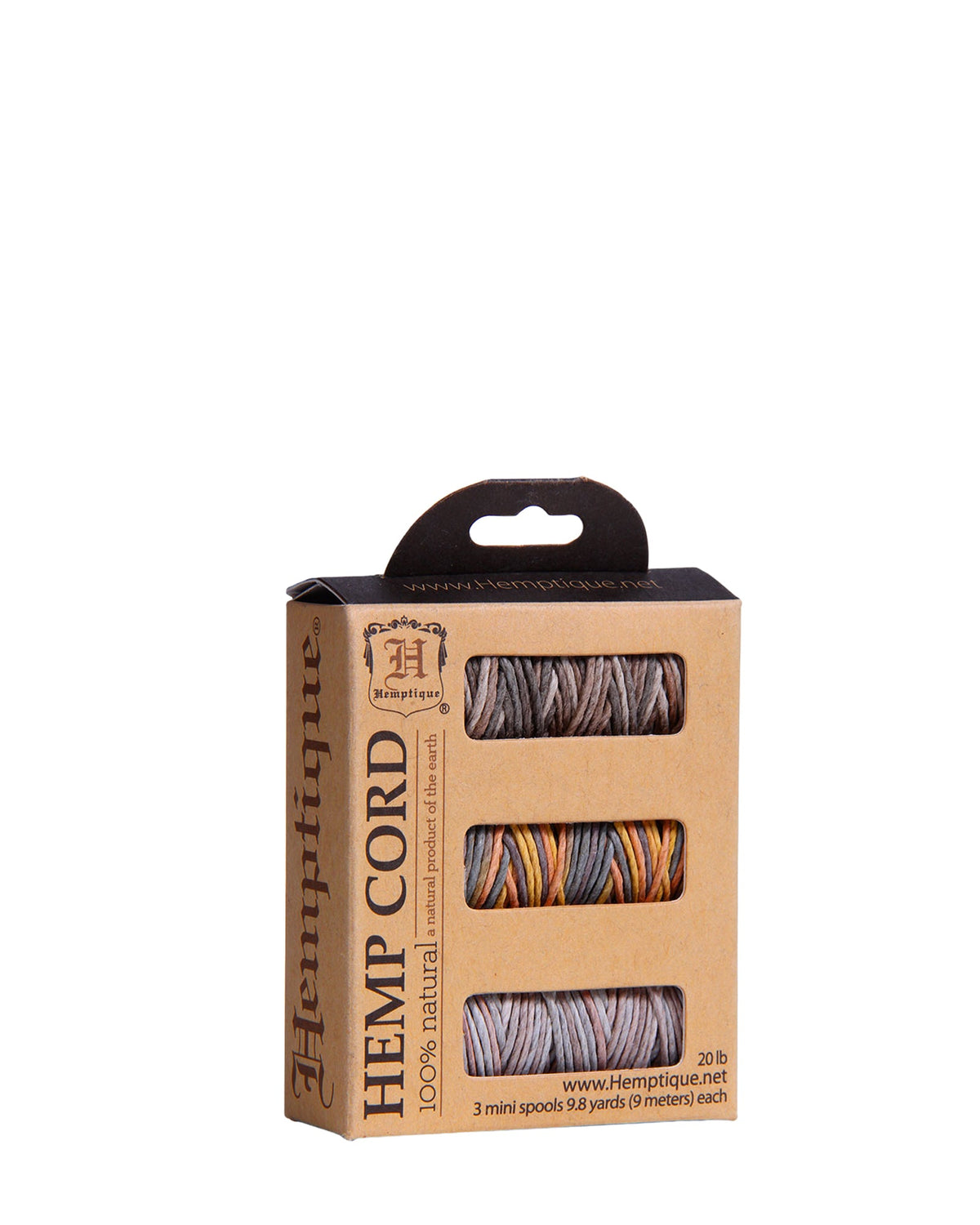 #20 Hemp Cord 3-Pack Mini Spools
