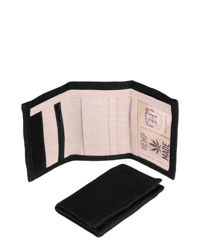 Hemp Tri-fold Canvas Wallet
