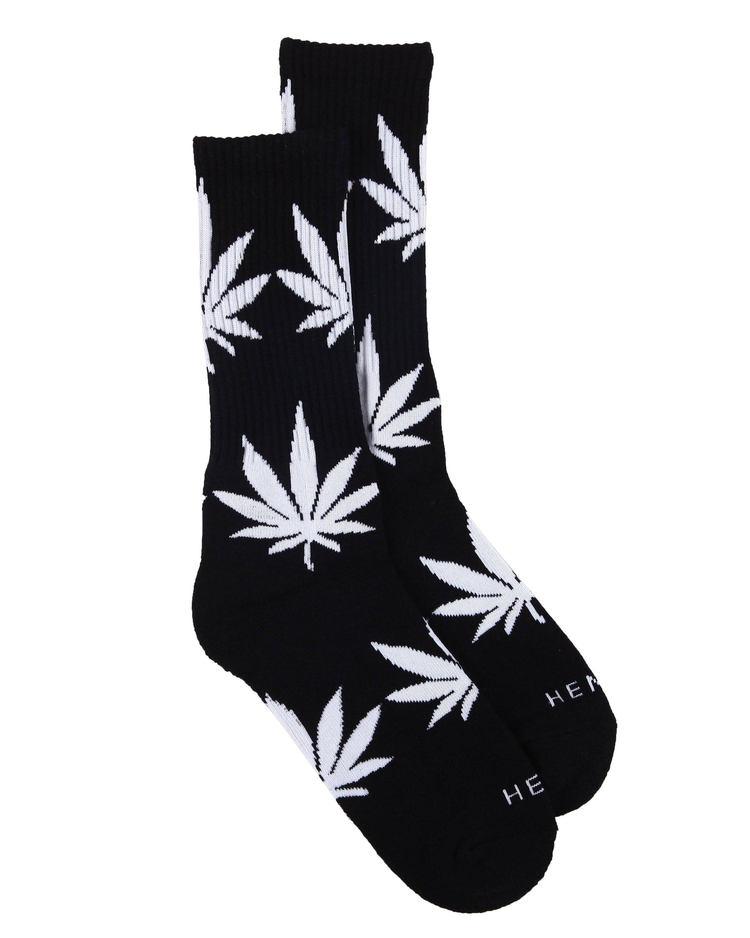Hemp Leaf Crew Socks