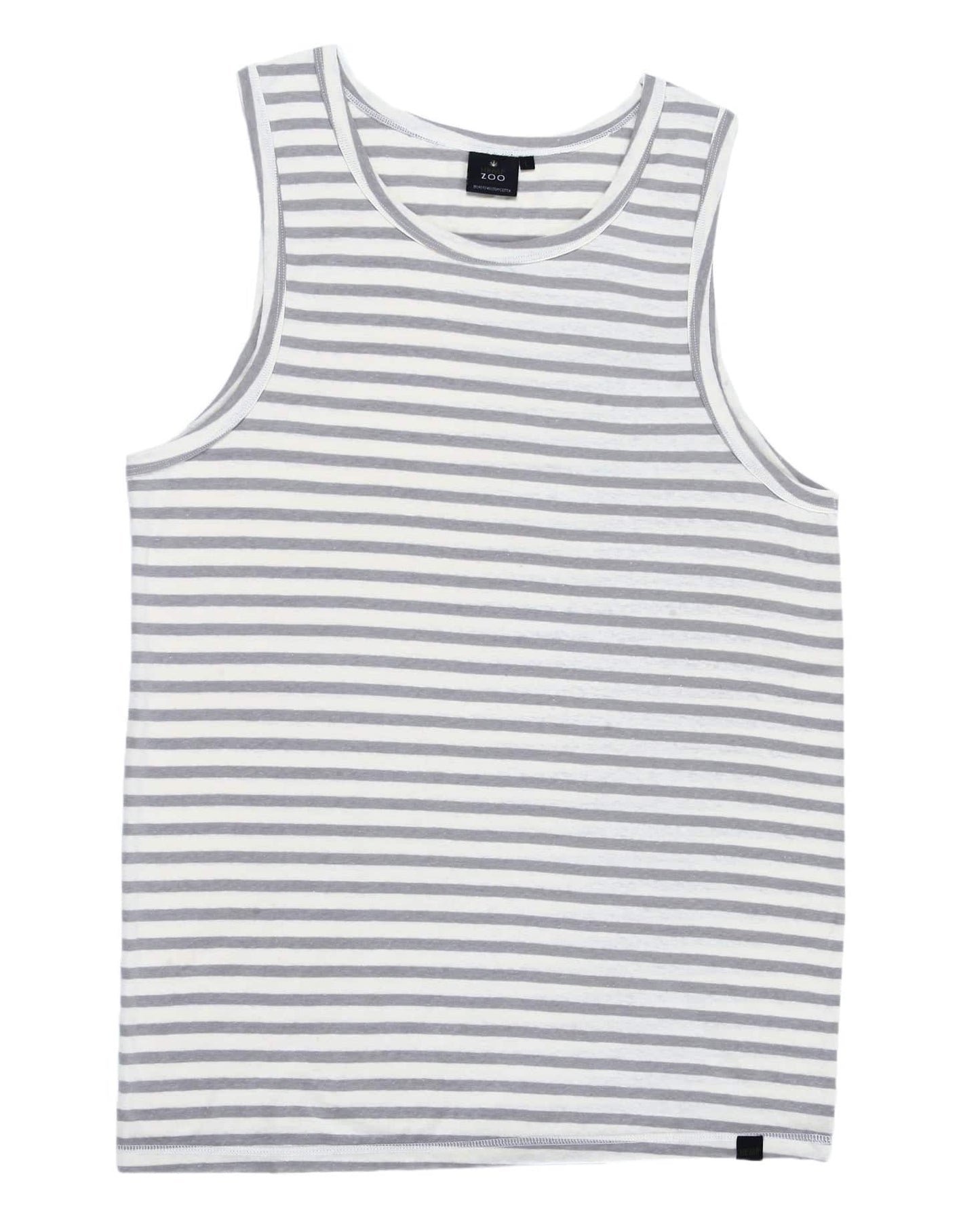 HEMP TANK TOP STONE STRIPES ARMOR