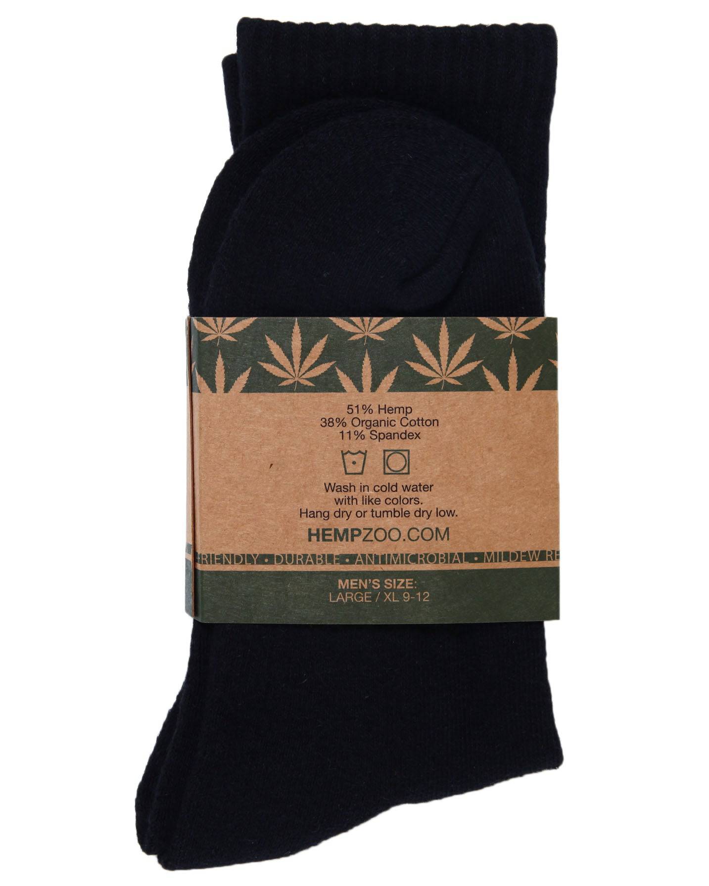 HEMP LOGO CREW SOCKS