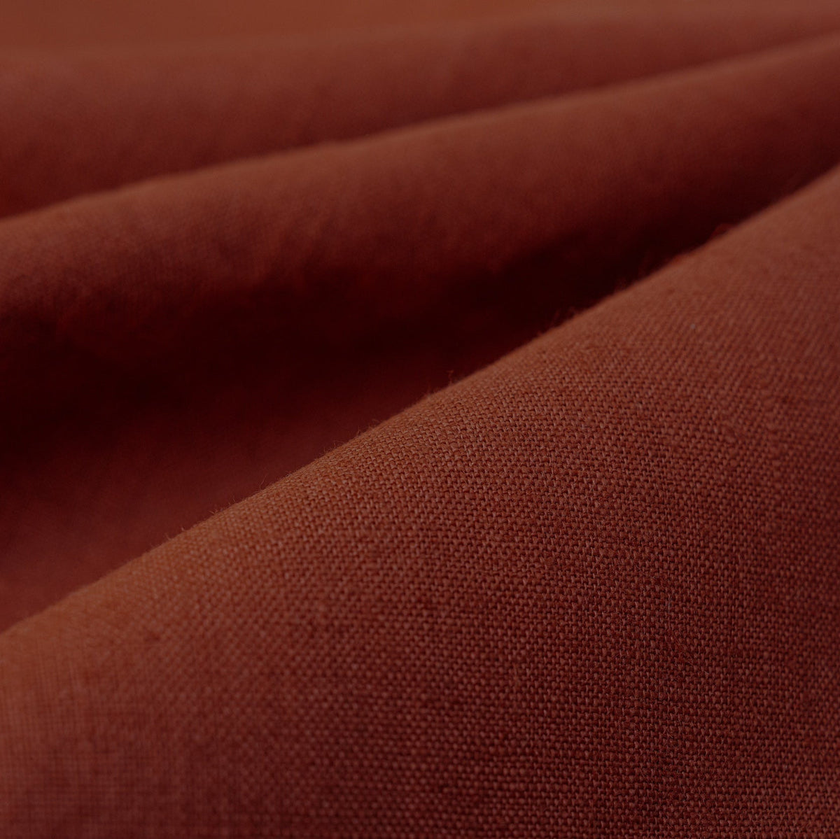 Paprika Hemp/Raw Silk Fabric by the Yard — Hemp Silk Threads — view 2