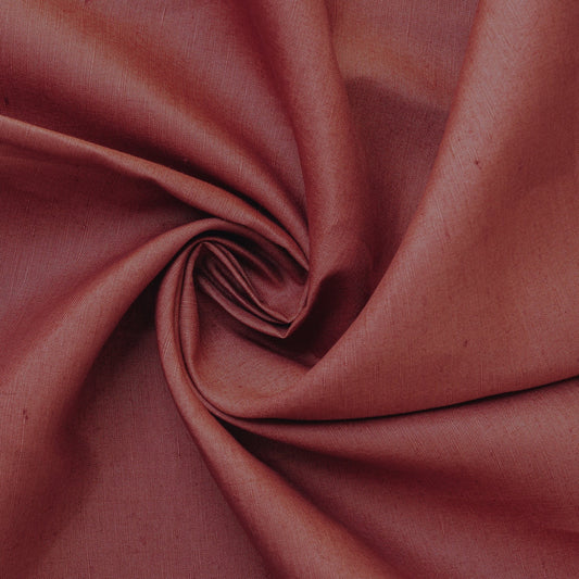 Rouge Hemp/Raw Silk Fabric by the Yard — Hemp Silk Threads
