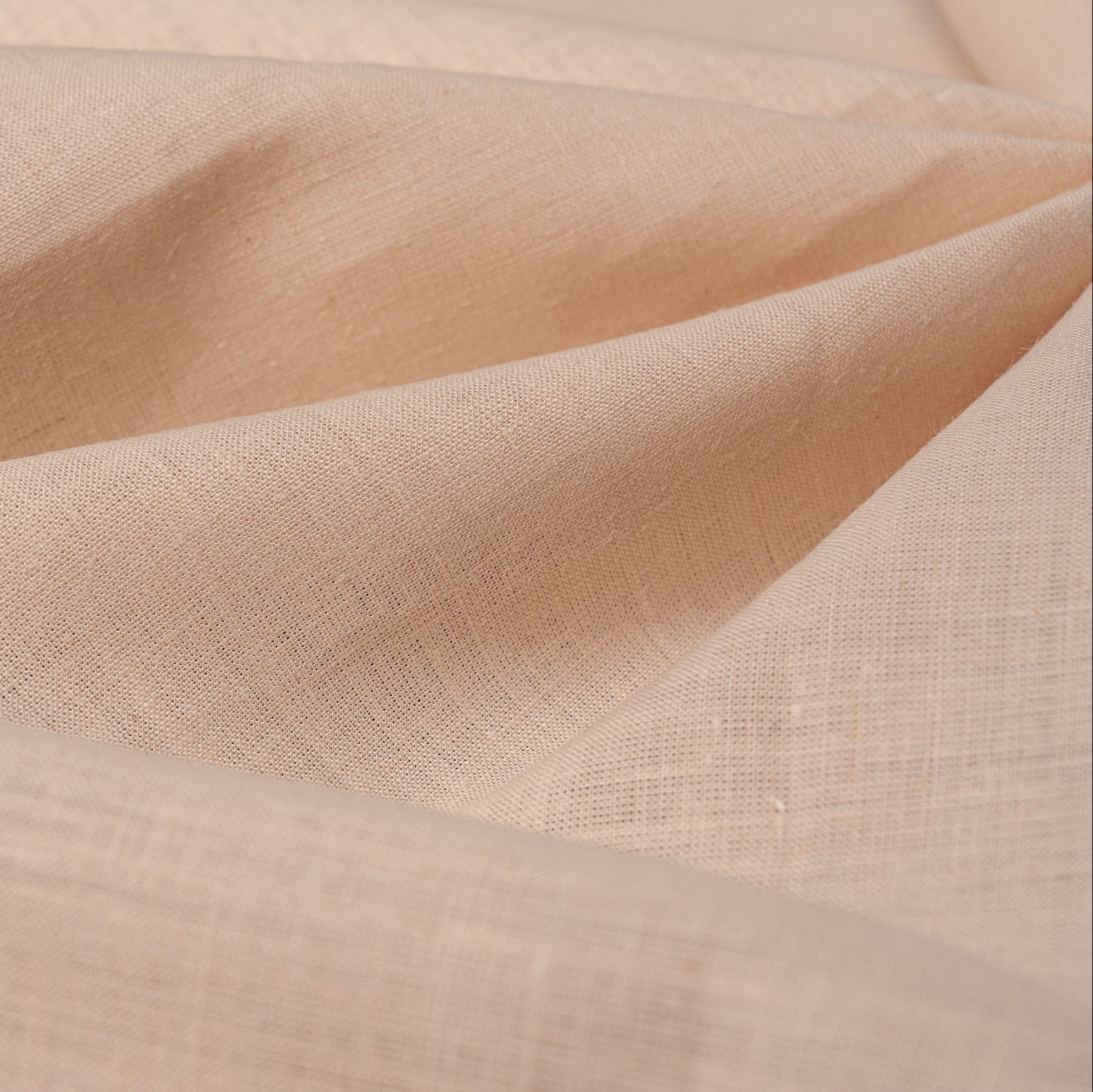 Stone Creme Hemp/Raw Silk Fabric by the Yard — Hemp Silk Threads — view 2