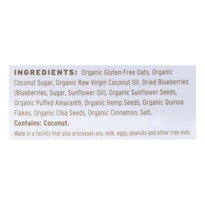 Purely Elizabeth Organic Ancient Grain Granola, Blueberry Hemp, 12 oz (Case of 6)