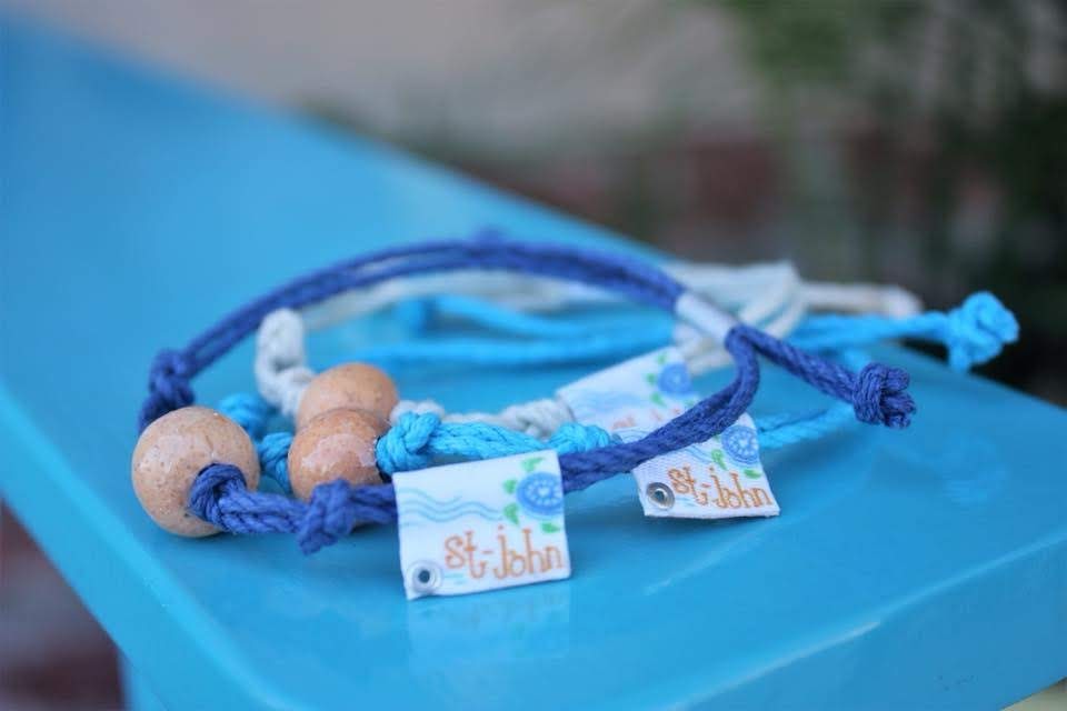 St. John, Virgin Islands Sand Bead Bracelet by Earth Bands — view 2