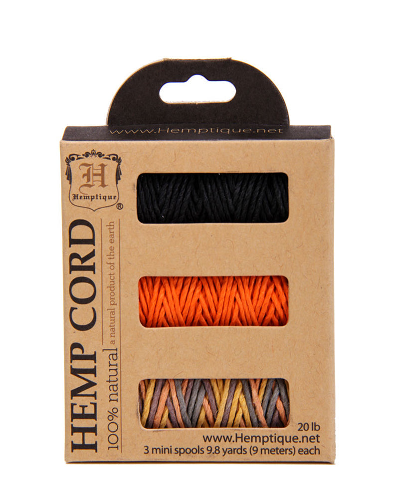 #20 Hemp Cord 3-Pack Mini Spools