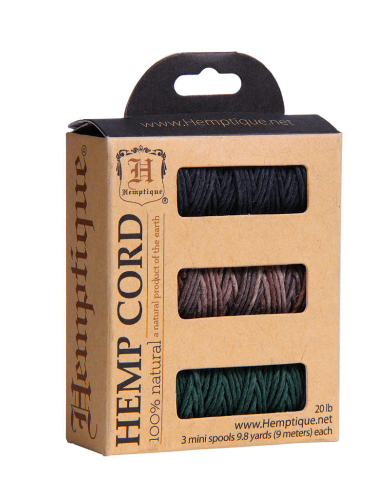 #20 Hemp Cord 3-Pack Mini Spools