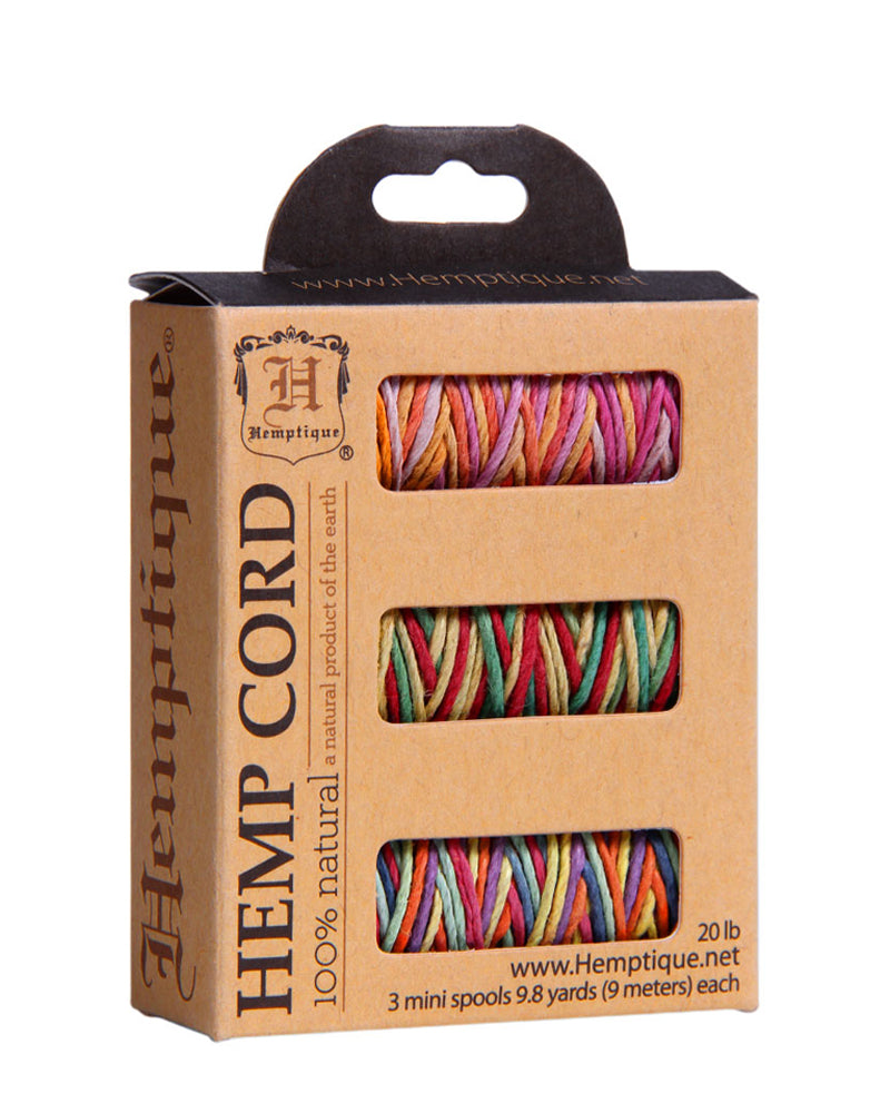 #20 Hemp Cord 3-Pack Mini Spools