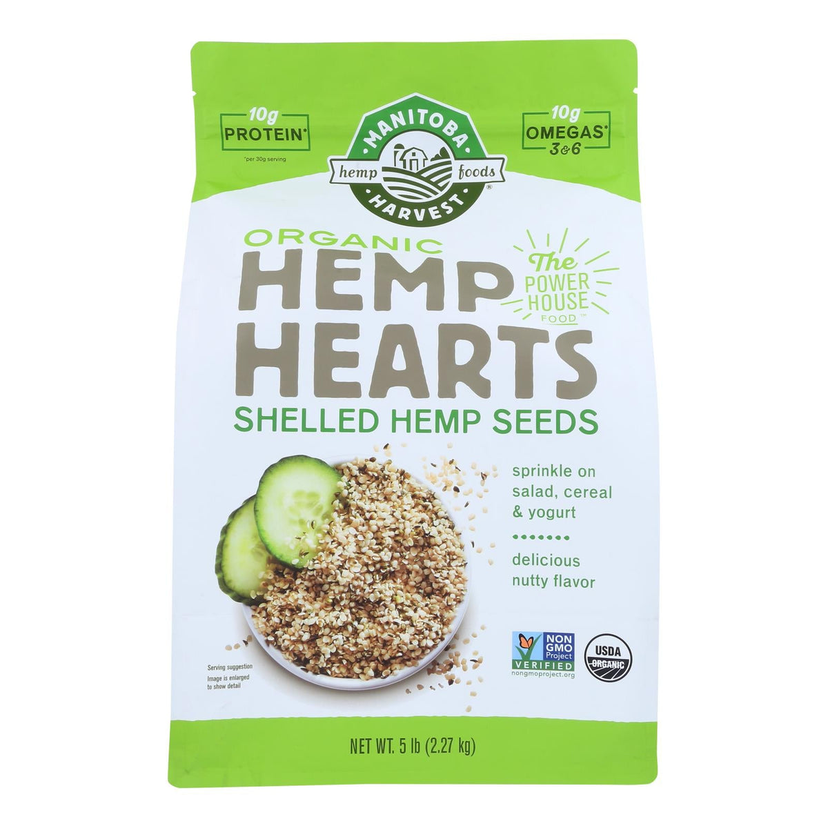 Manitoba Harvest Hemp Hearts – Organic, Shelled – 5 Lb, 1 Each