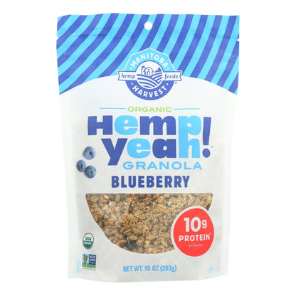 Manitoba Harvest Blueberry Hemp Granola, 10 oz (Case of 6)