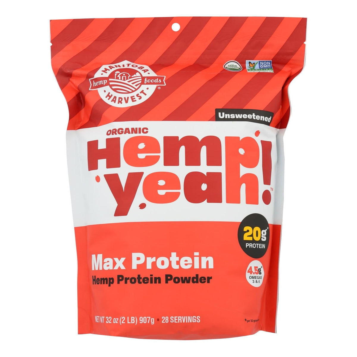 Plant-Based Hemp Pro 70 Protein Supplement (Pack of 1 - 32 Oz.) by Manitoba Harvest