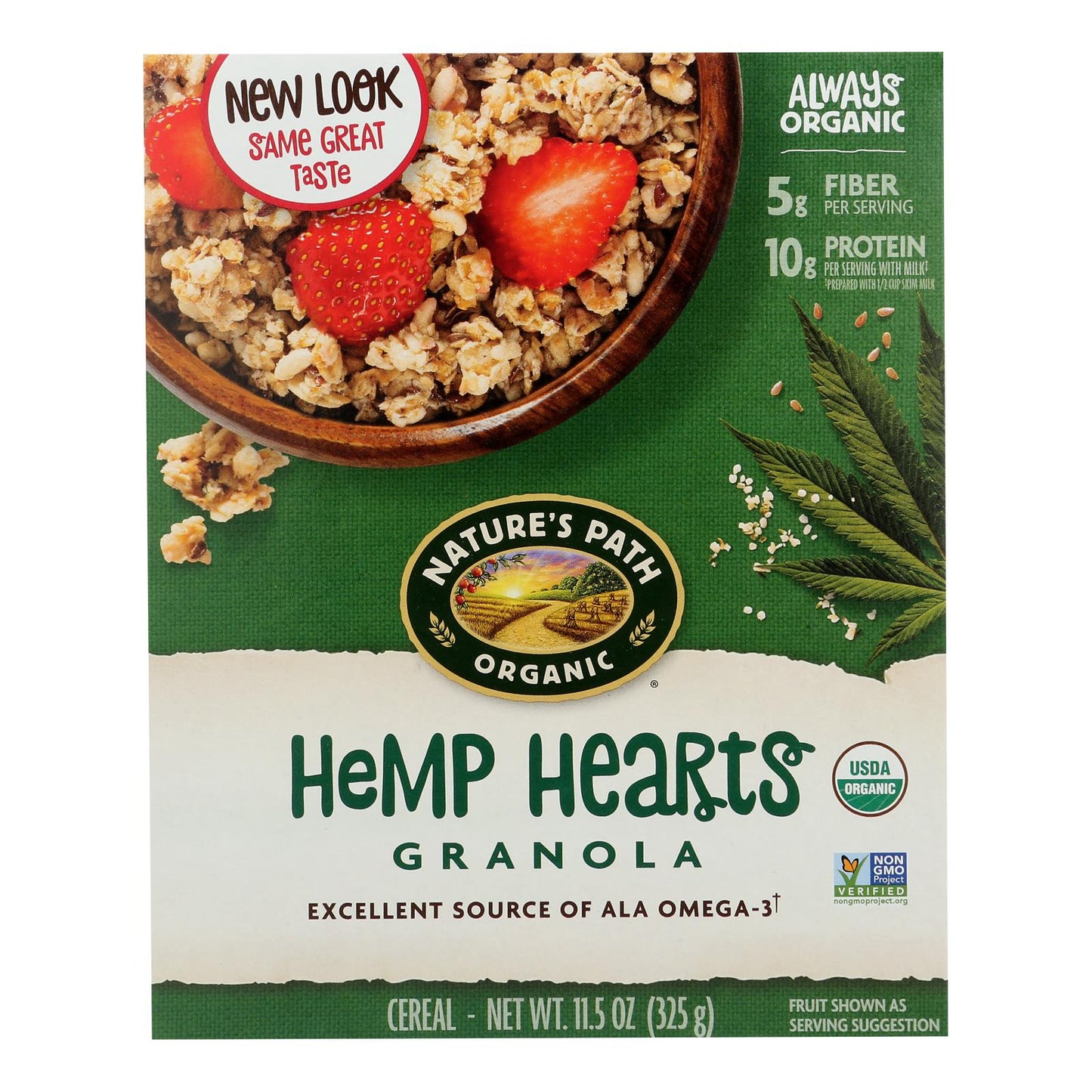 Nature's Path Organic Hemp Plus Granola - 11.5 Oz. Pack of 12