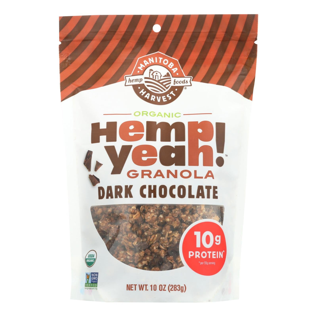 Manitoba Harvest Granola Hemp Dark Chocolate, 10 Oz - Case of 6