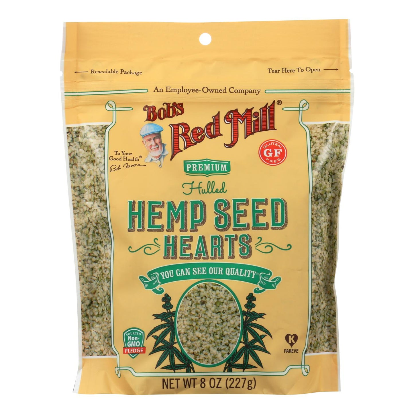Bob's Red Mill Organic Hulled Hemp Seeds, Omega-3 Superfood (5-8 oz. Bags)