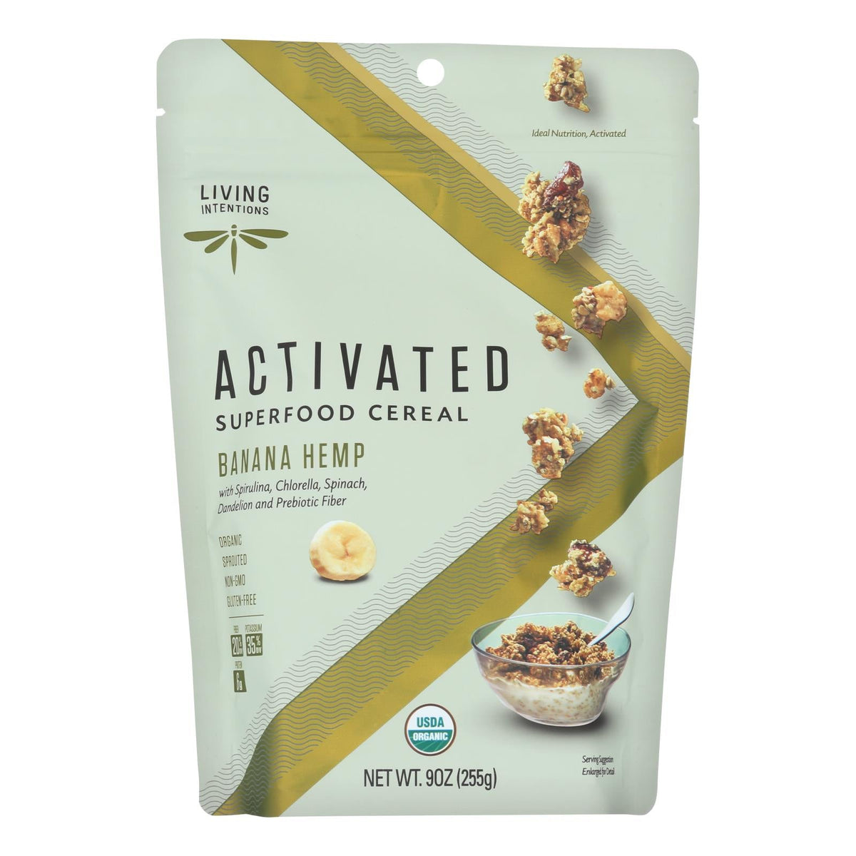 Living Intentions Activated Superfood Cereal, 9 oz (Case of 6)