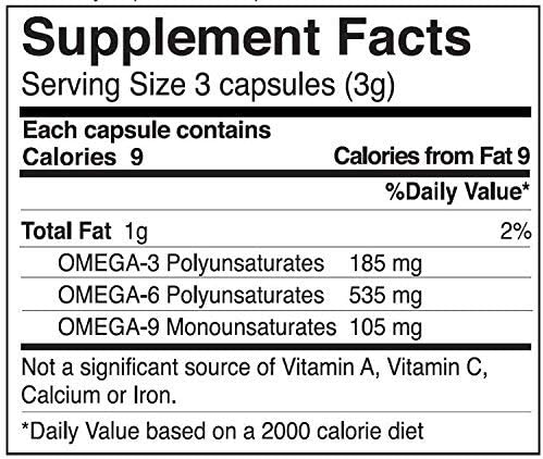 Manitoba Harvest Hemp Oil Softgels, 1000 Mg, 60 Count, Essential Fatty Acids Supplement