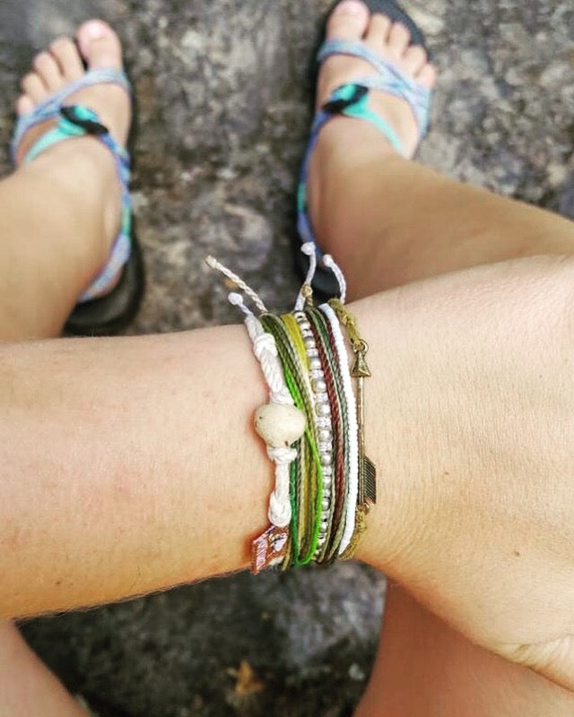 Virginia Beach Sand Bead Bracelet by Earth Bands — view 4