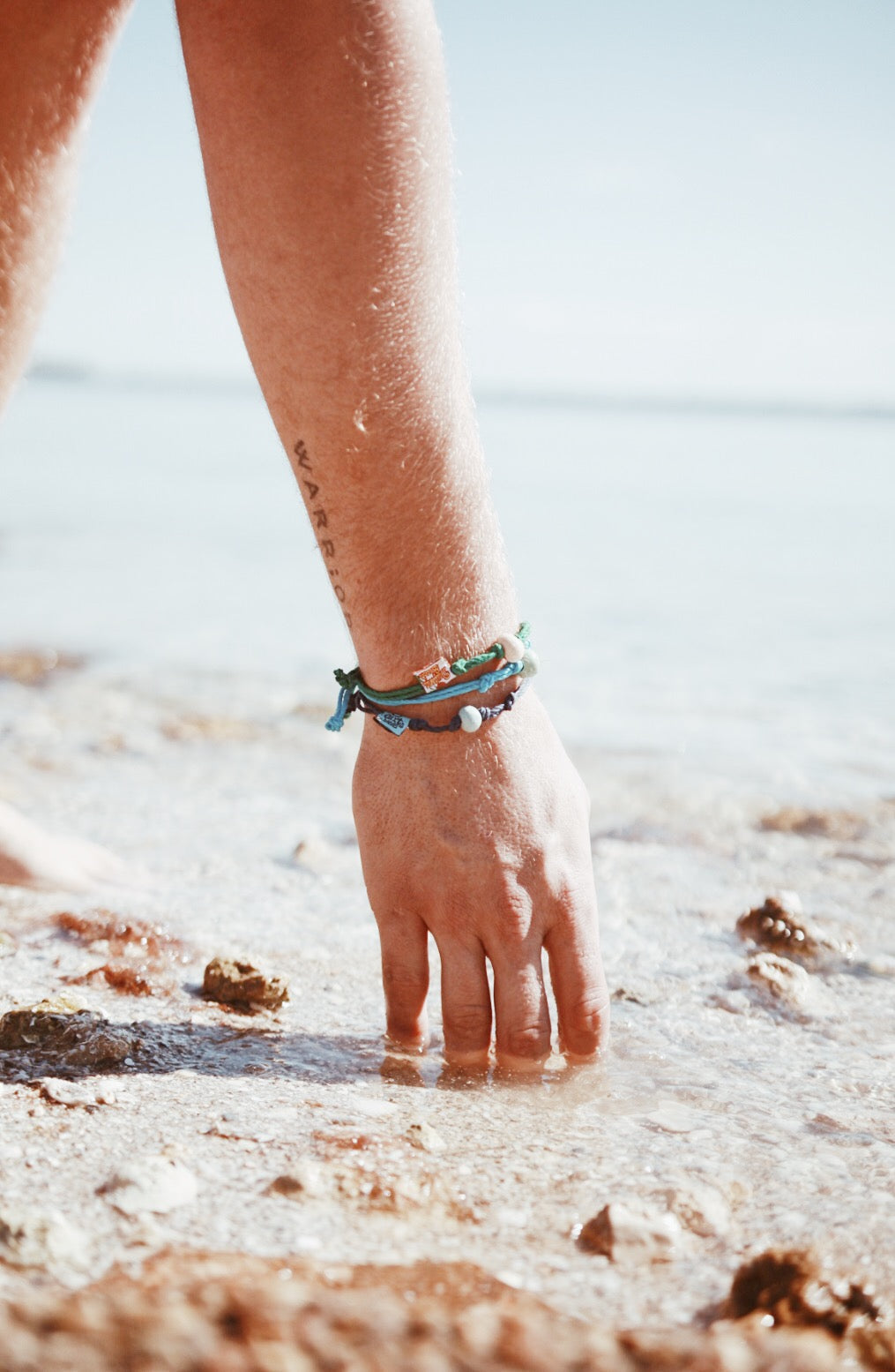 Put In Bay Ohio Sand Bead Bracelet by Earth Bands — view 3