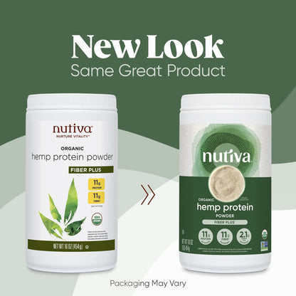 Nutiva Organic Hemp Protein Powder, 16 Oz