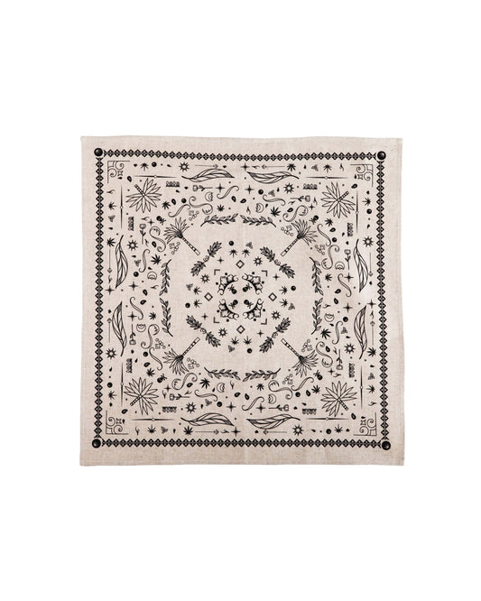 HEMP BANDANA "SPIRIT LEAF"