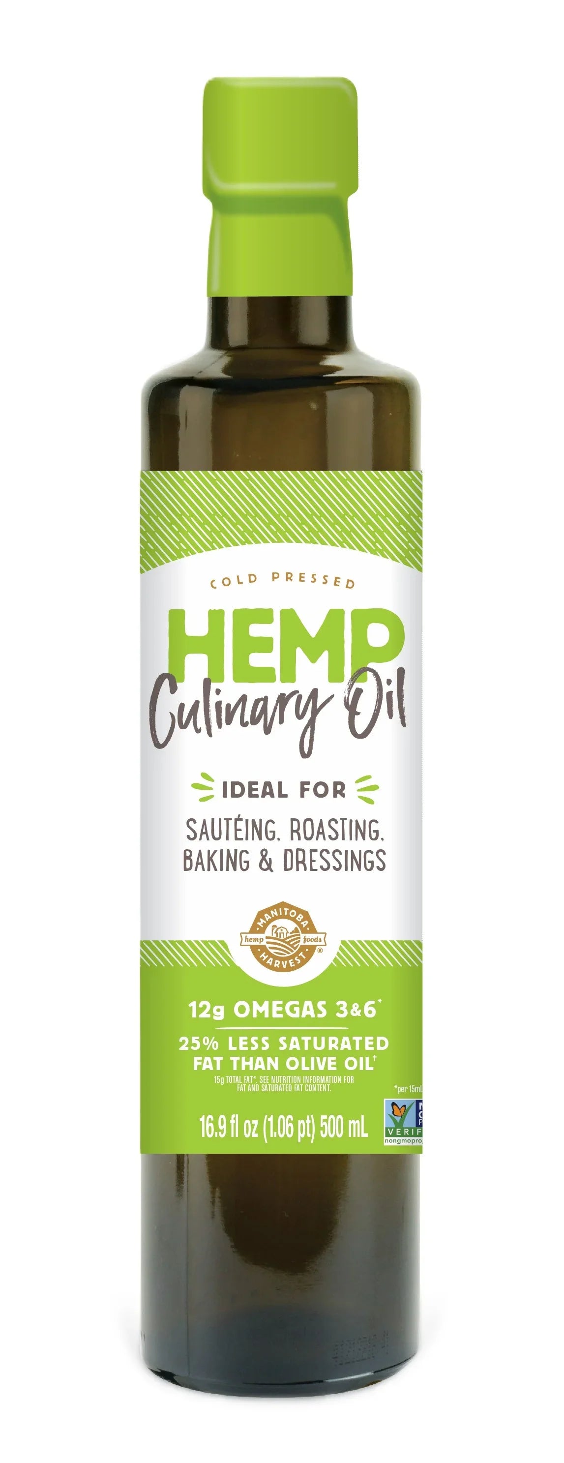Manitoba Harvest Cold-Pressed Hemp Culinary Oil, 16.9 fl oz