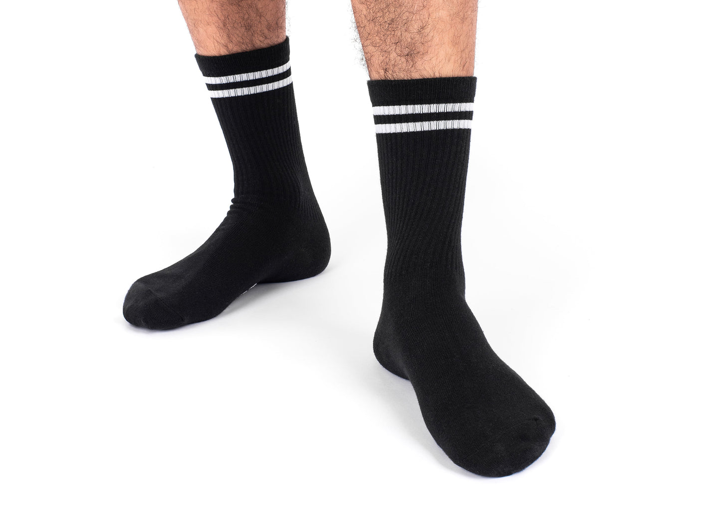 Striped Black Socks