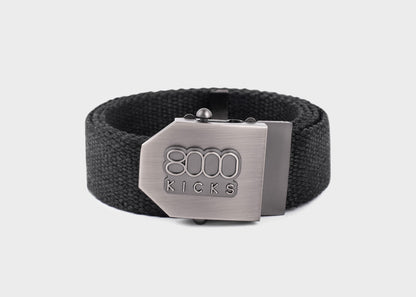 Hemp belt in black