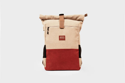 Everyday Hemp Backpack - Water Repellent, 18L Expandable