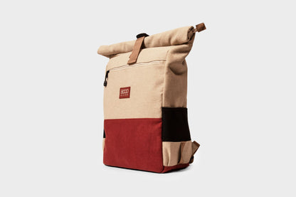 Everyday Hemp Backpack - Water Repellent, 18L Expandable