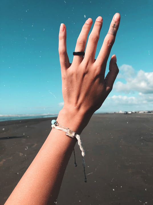 Monterey California Sand Bead Bracelet by Earth Bands — view 2