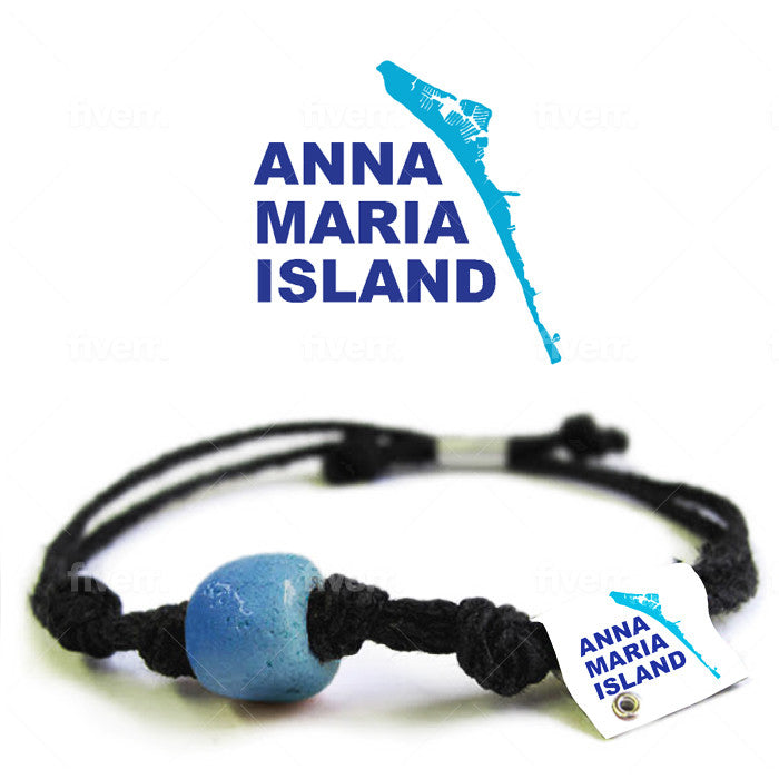 Anna Maria Island Florida Sand Bead Bracelet by Earth Bands
