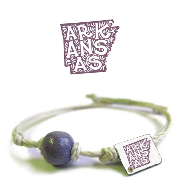 Arkansas Sand Bead Bracelet by Earth Bands