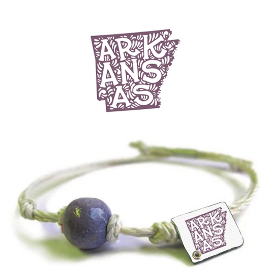 Arkansas Sand Bead Bracelet by Earth Bands