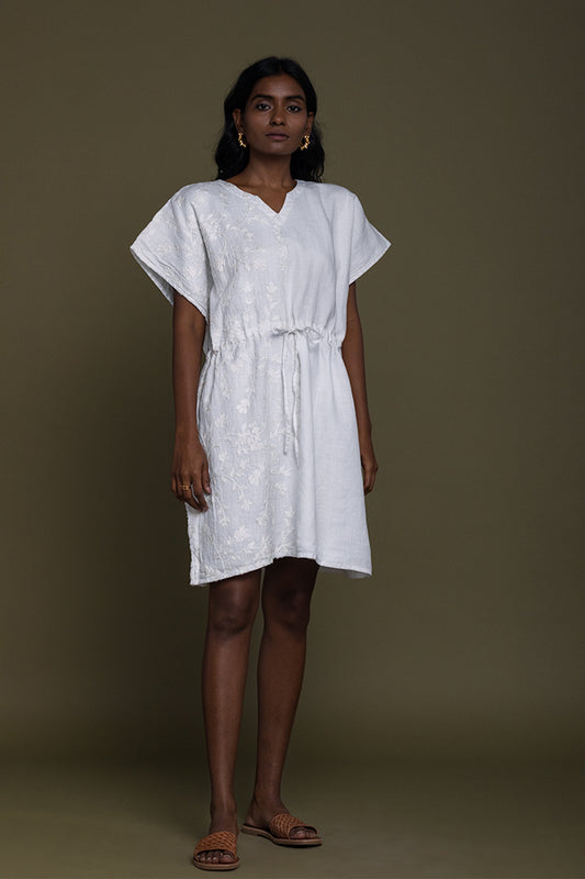 August Breeze Kaftan White Dress