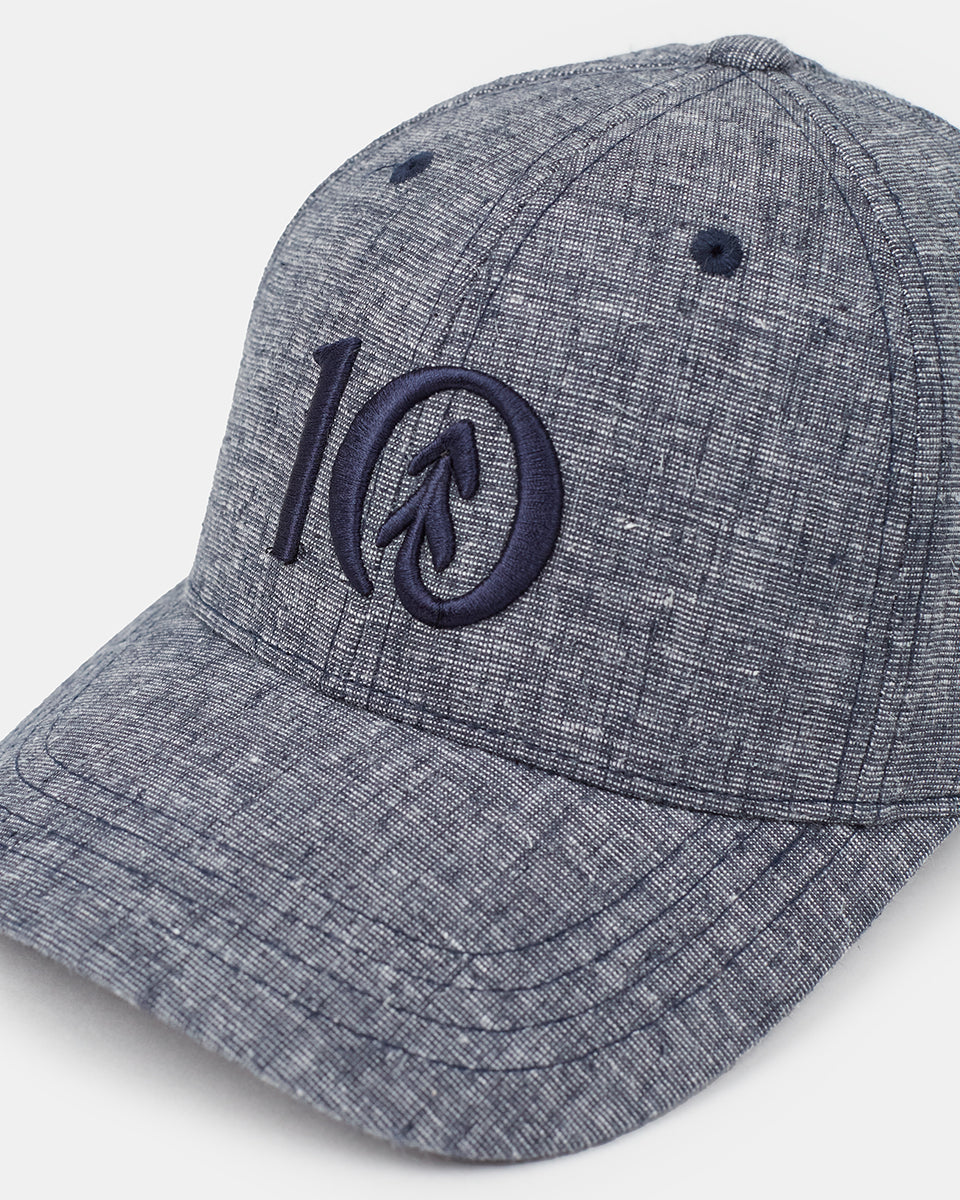 Logo Hemp Thicket Hat — Midnight Blue Deep Blue by Tentree — view 2