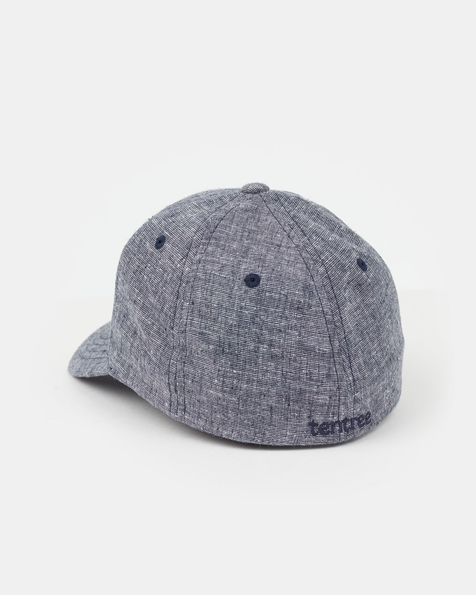 Logo Hemp Thicket Hat — Midnight Blue Deep Blue by Tentree — view 3