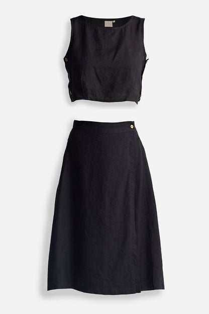 Breezy Summer Set in Black