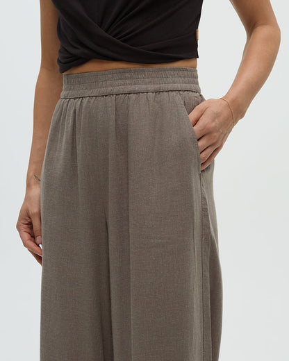 Hemp Kaslo Pant — Clay by Tentree — view 4