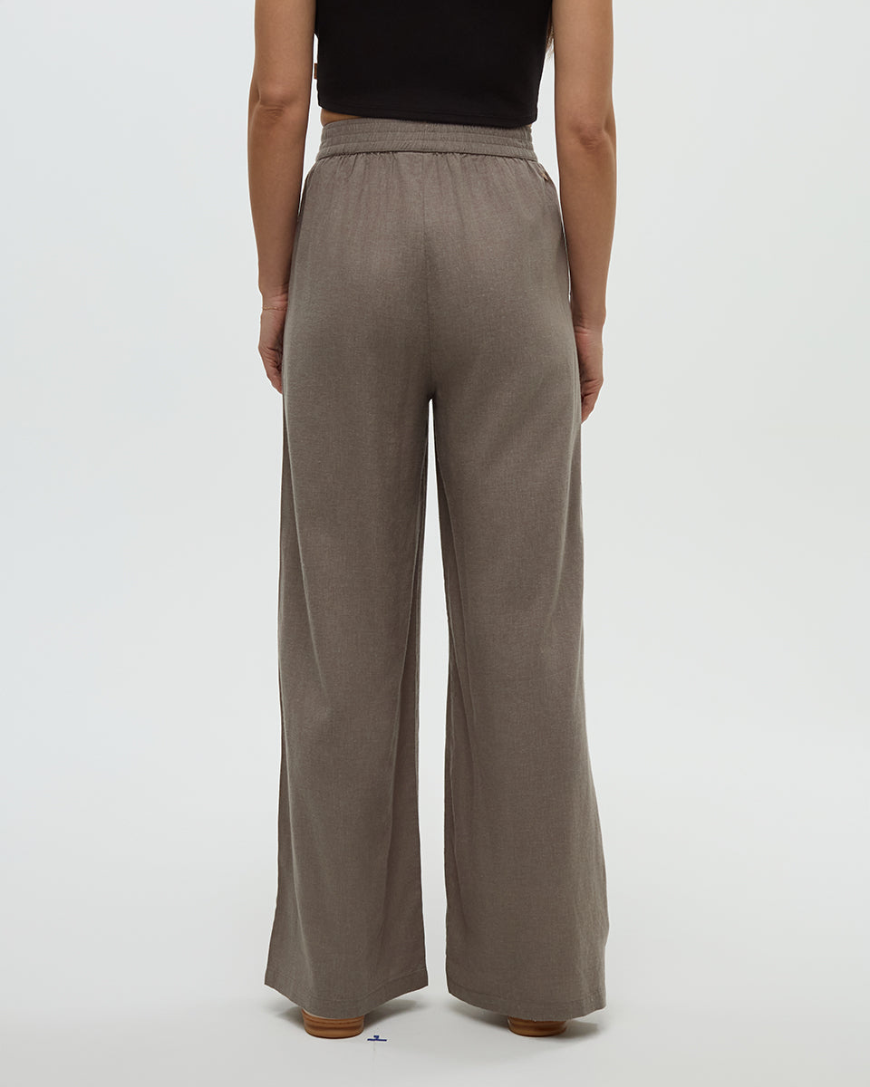 Hemp Kaslo Pant — Clay by Tentree — view 3