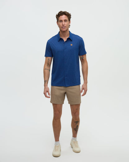 Hemp Latitude 7" Short — Khaki by Tentree — view 2