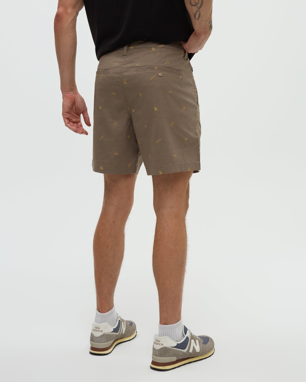 Hemp Latitude 7" Short — Clay Lake Life by Tentree — view 3