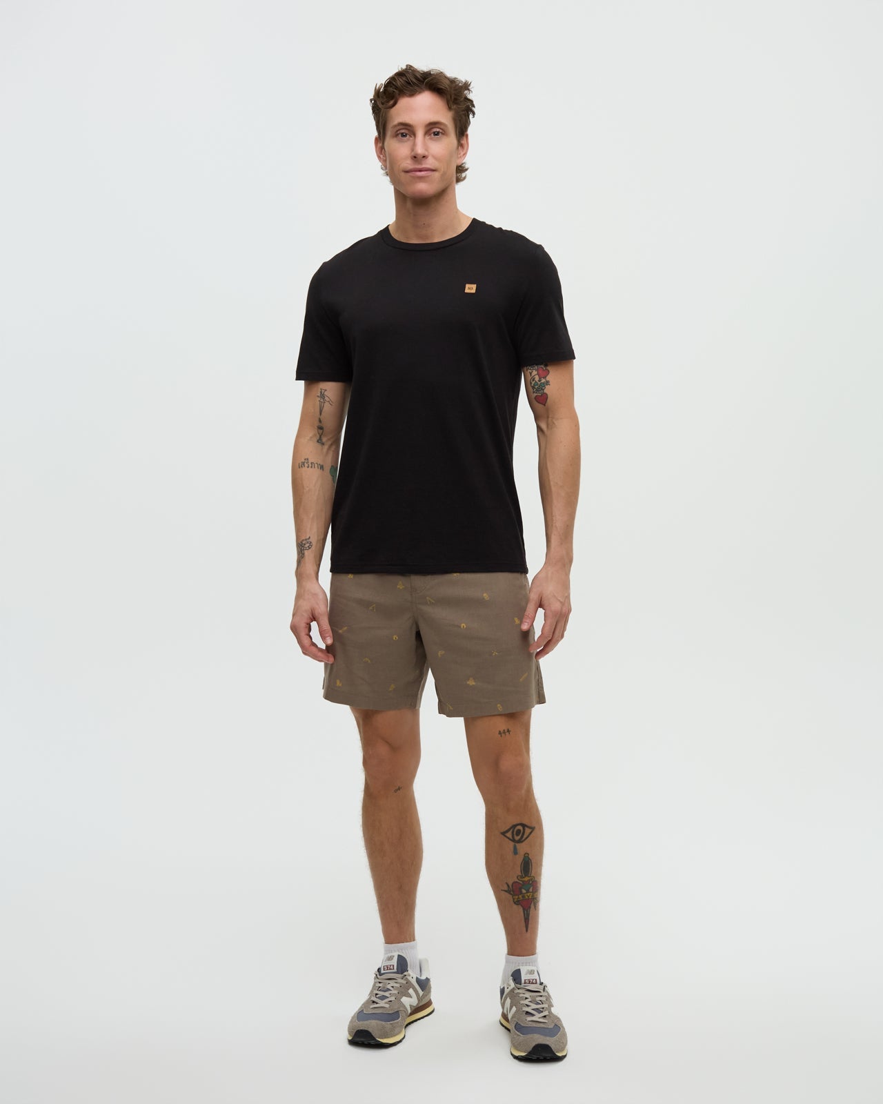 Hemp Latitude 7" Short — Clay Lake Life by Tentree — view 2