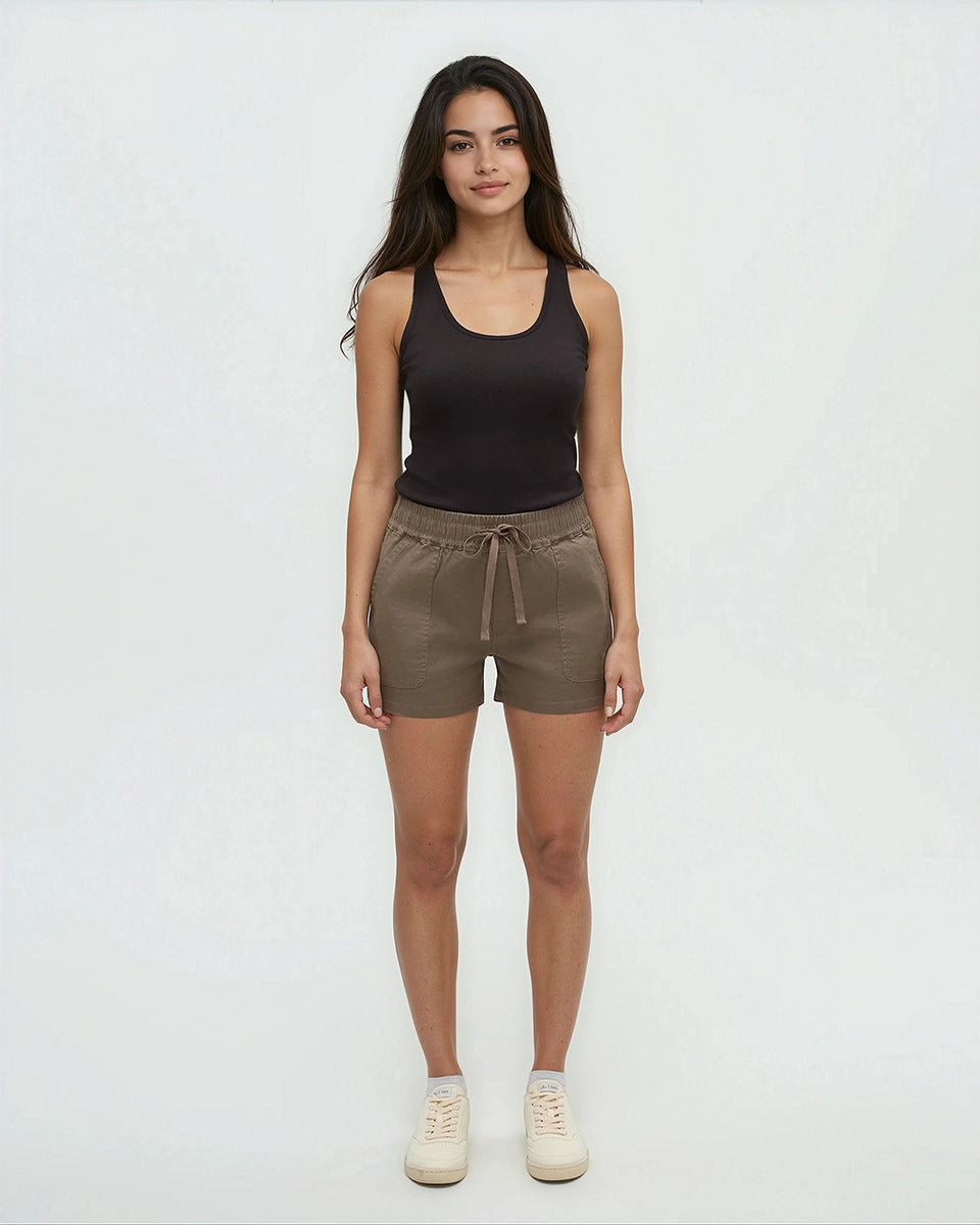 Hemp Stretch Instow Short — Timber by Tentree — view 3
