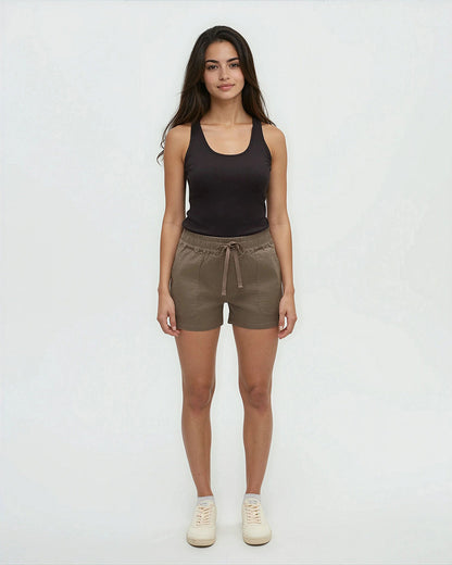 Hemp Stretch Instow Short — Timber by Tentree — view 3